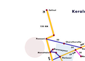 Kerala Road Map