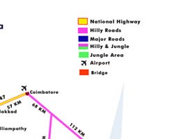 Kerala Road Map
